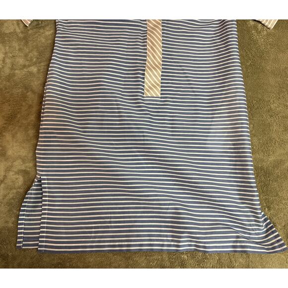 Vintage Algo Switzerland Sleeveless Striped Shirt Dress Sz S - Picture 6 of 13